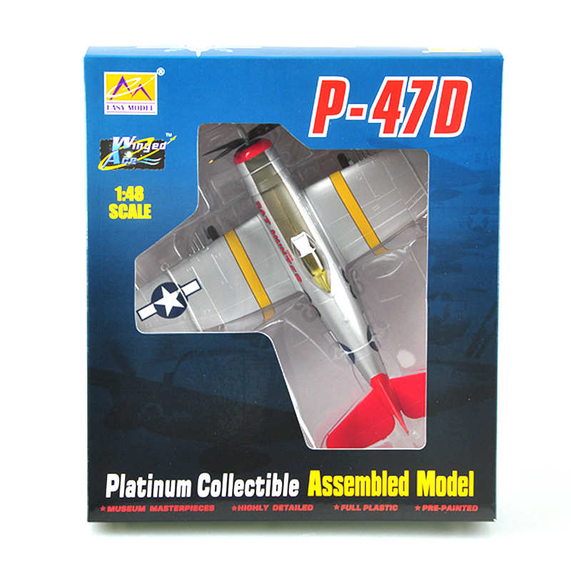 prebuilt 1/48 scale P-47D Thunderbolt aircraft model 39309 package