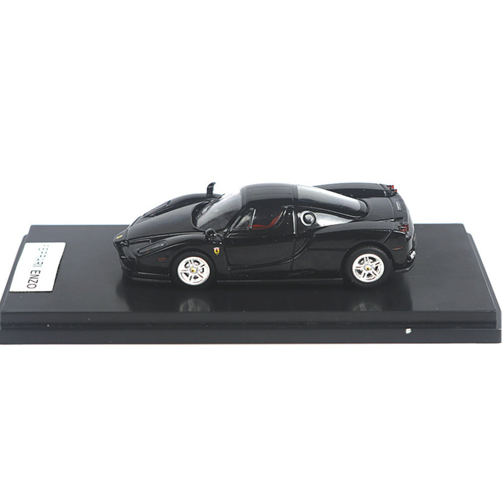 Enzo Ferrari (Black) 1/64 Scale Diecast Metal Car Collectible Model