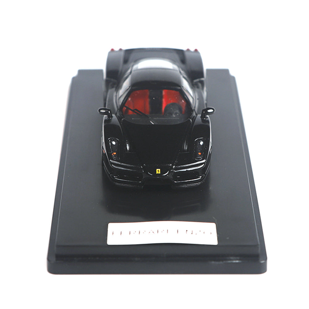 Enzo Ferrari (Black) 1/64 Scale Diecast Metal Car Collectible Model