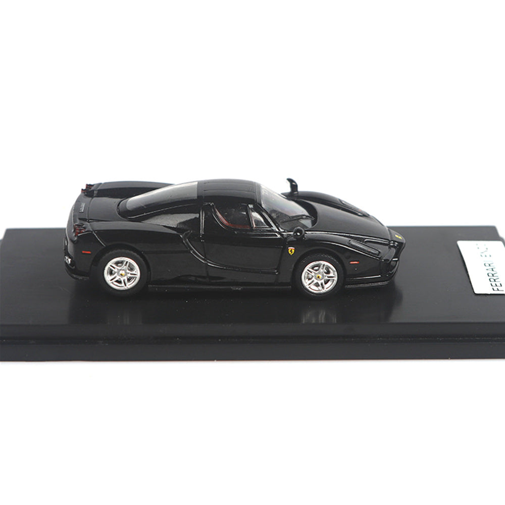 Enzo Ferrari (Black) 1/64 Scale Diecast Metal Car Collectible Model