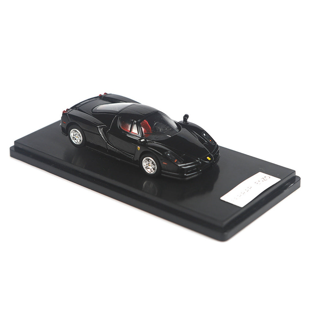 Enzo Ferrari (Black) 1/64 Scale Diecast Metal Car Collectible Model