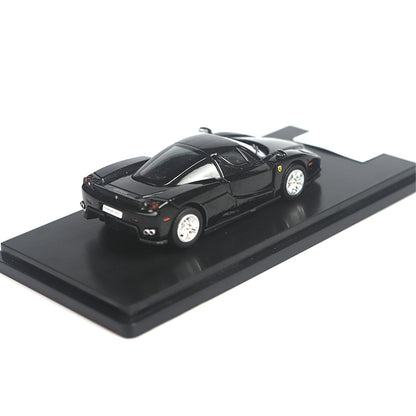 Enzo Ferrari (Black) 1/64 Scale Diecast Metal Car Collectible Model