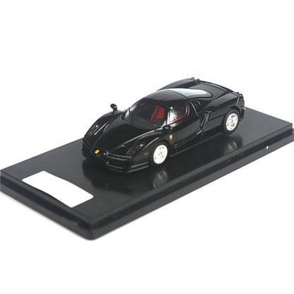 Enzo Ferrari (Black) 1/64 Scale Diecast Metal Car Collectible Model