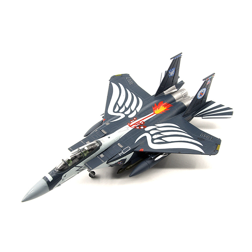 1/100 scale diecast F-15 Eagle fighter aircraft model