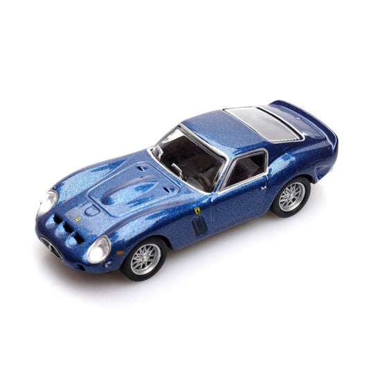 Ferrari 250 GTO (Blue) 1/64 Scale Diecast Metal Vintage Sports Car Collectible Model