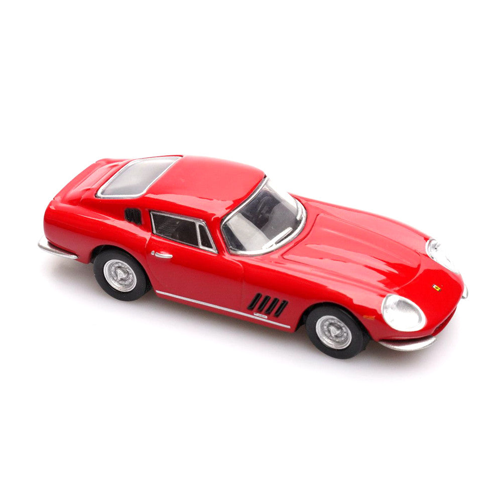 Ferrari 275 (Red) 1/64 Scale Diecast Metal Vintage Sports Car Collectible Model