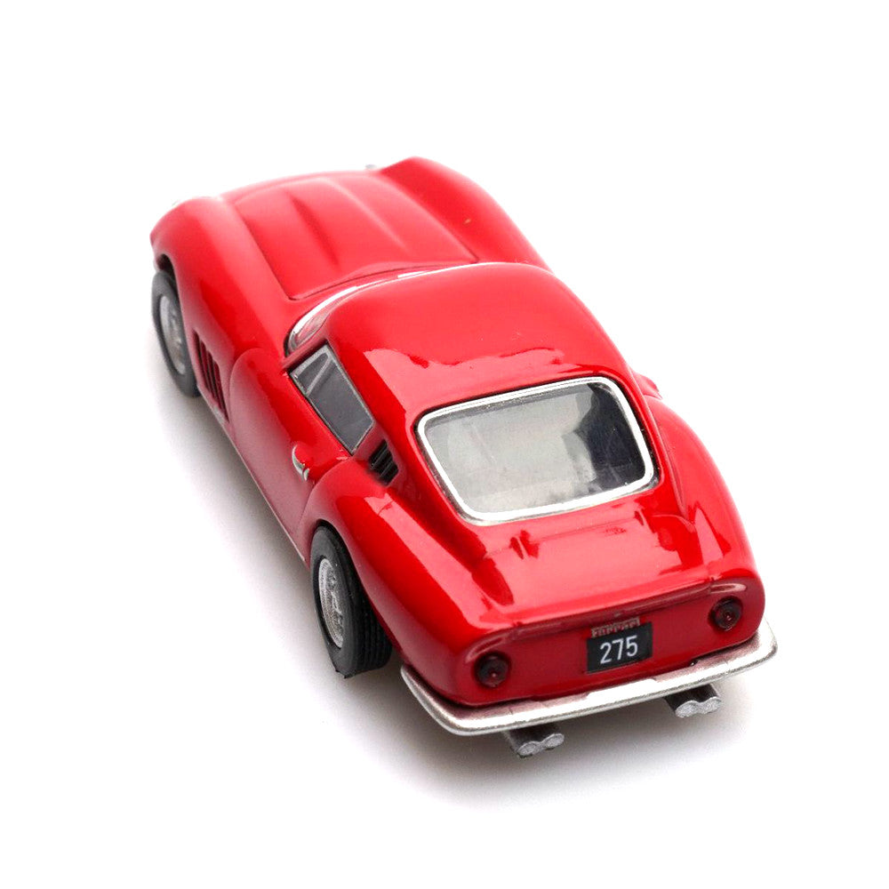 Ferrari 275 (Red) 1/64 Scale Diecast Metal Vintage Sports Car Collectible Model