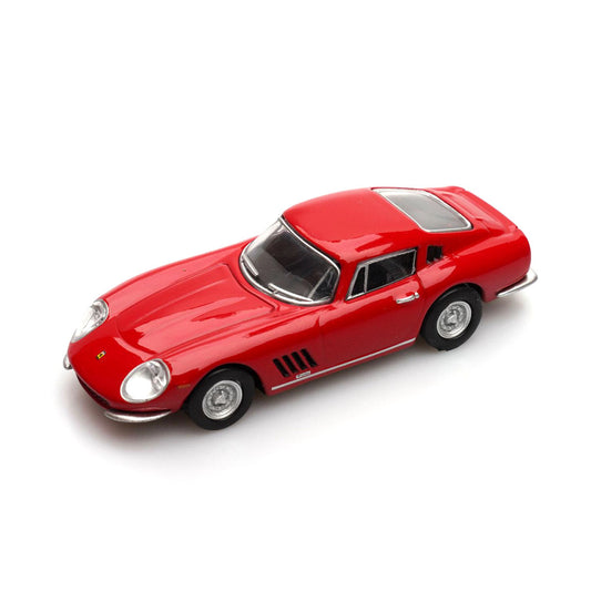 Ferrari 275 (Red) 1/64 Scale Diecast Metal Vintage Sports Car Collectible Model