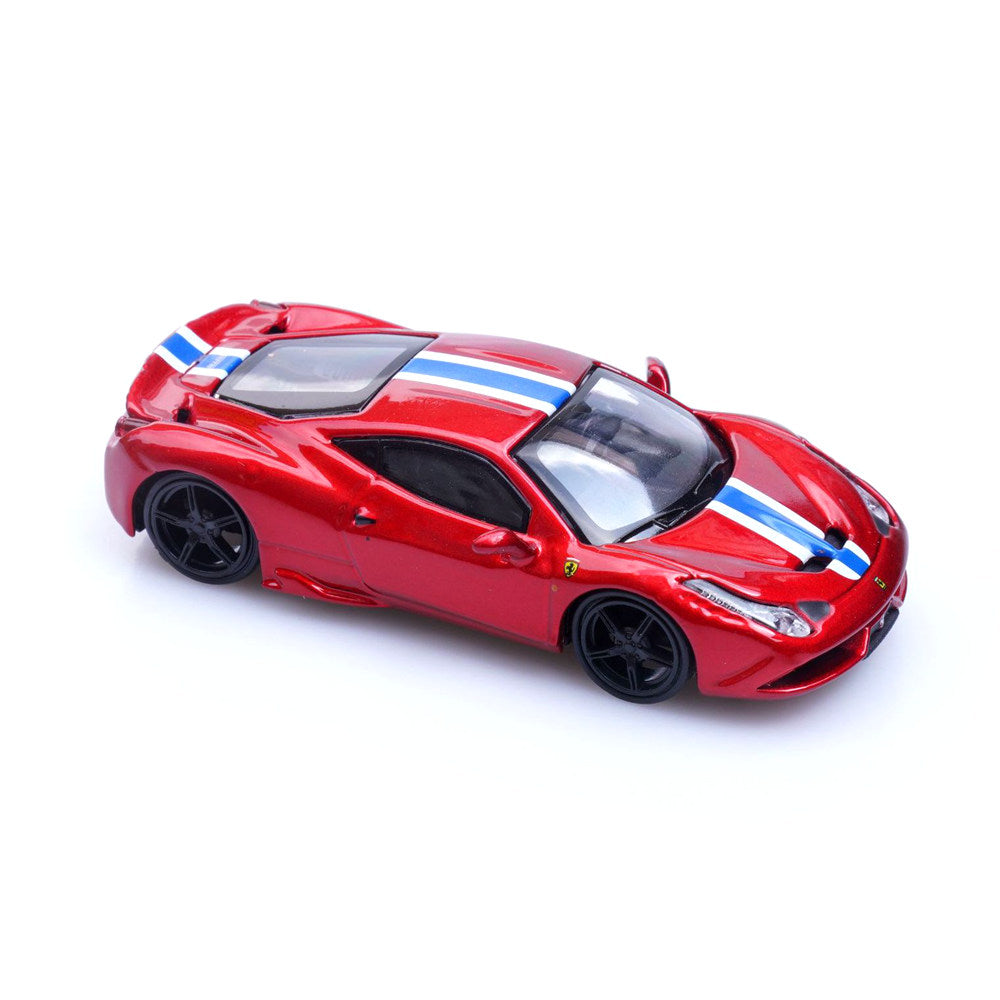 Ferrari 458 Speciale (Metallic Red) 1/64 Scale Diecast Metal Sports Car Collectible Model