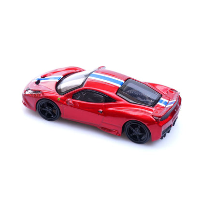 Ferrari 458 Speciale (Metallic Red) 1/64 Scale Diecast Metal Sports Car Collectible Model