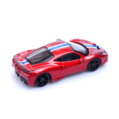 Ferrari 458 Speciale (Metallic Red) 1/64 Scale Diecast Metal Sports Car Collectible Model