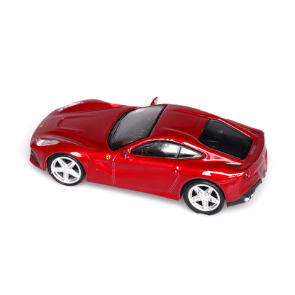 Ferrari F12 Berlinetta (Metallic Red) 1/64 Scale Diecast Metal Sports Car Collectible Model