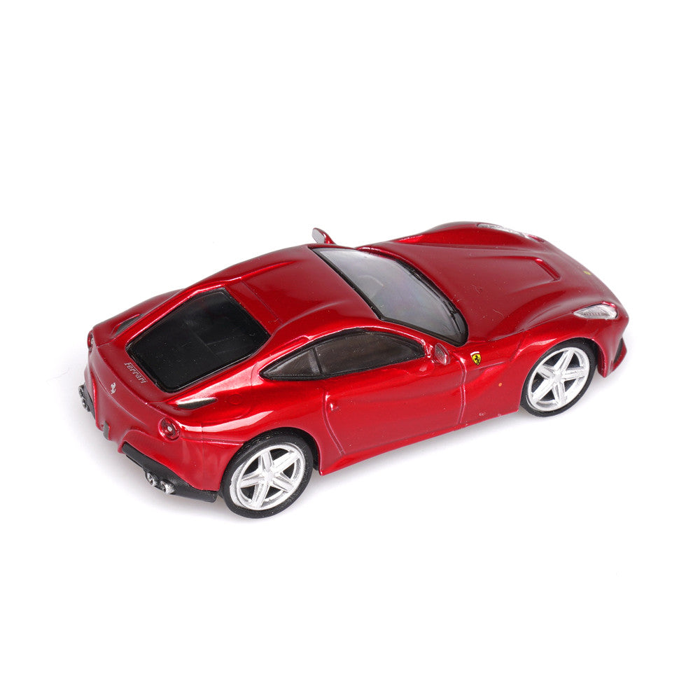 Ferrari F12 Berlinetta (Metallic Red) 1/64 Scale Diecast Metal Sports Car Collectible Model