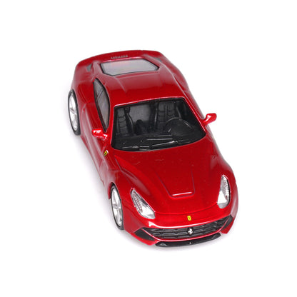 Ferrari F12 Berlinetta (Metallic Red) 1/64 Scale Diecast Metal Sports Car Collectible Model