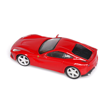 Ferrari F12 Berlinetta (Red) 1/64 Scale Diecast Metal Sports Car Collectible Model