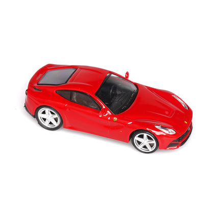 Ferrari F12 Berlinetta (Red) 1/64 Scale Diecast Metal Sports Car Collectible Model