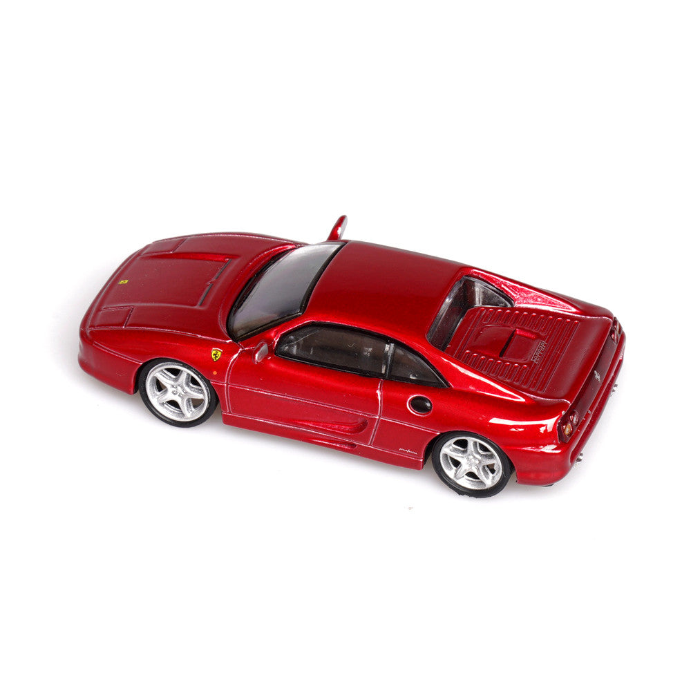 Ferrari F355 Berlinetta (Metallic Red) 1/64 Scale Diecast Metal Sports Car Collectible Model