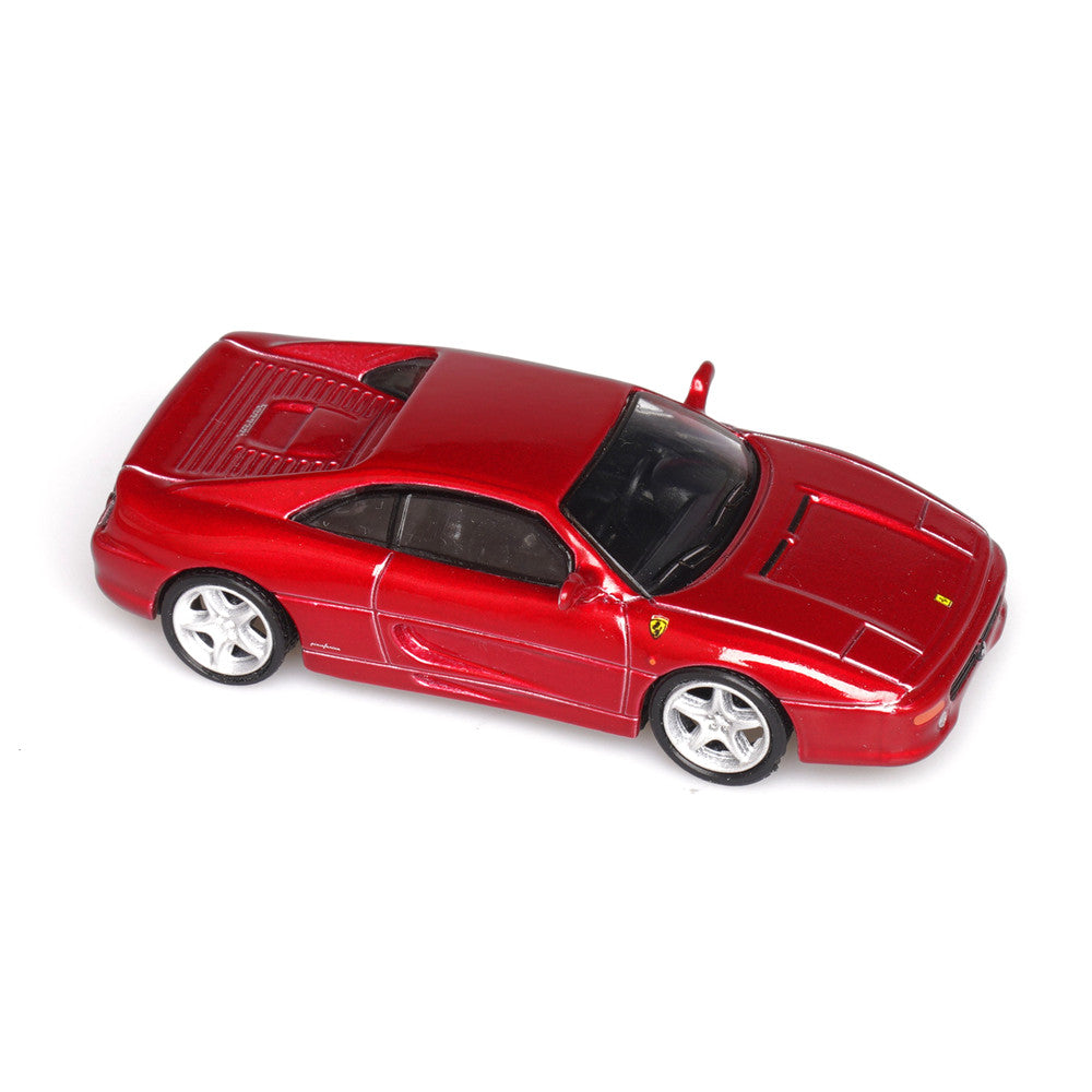 Ferrari F355 Berlinetta (Metallic Red) 1/64 Scale Diecast Metal Sports Car Collectible Model