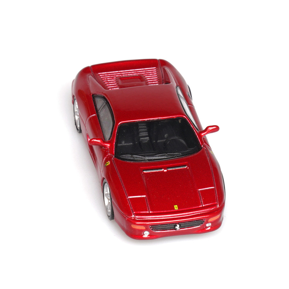 Ferrari F355 Berlinetta (Metallic Red) 1/64 Scale Diecast Metal Sports Car Collectible Model