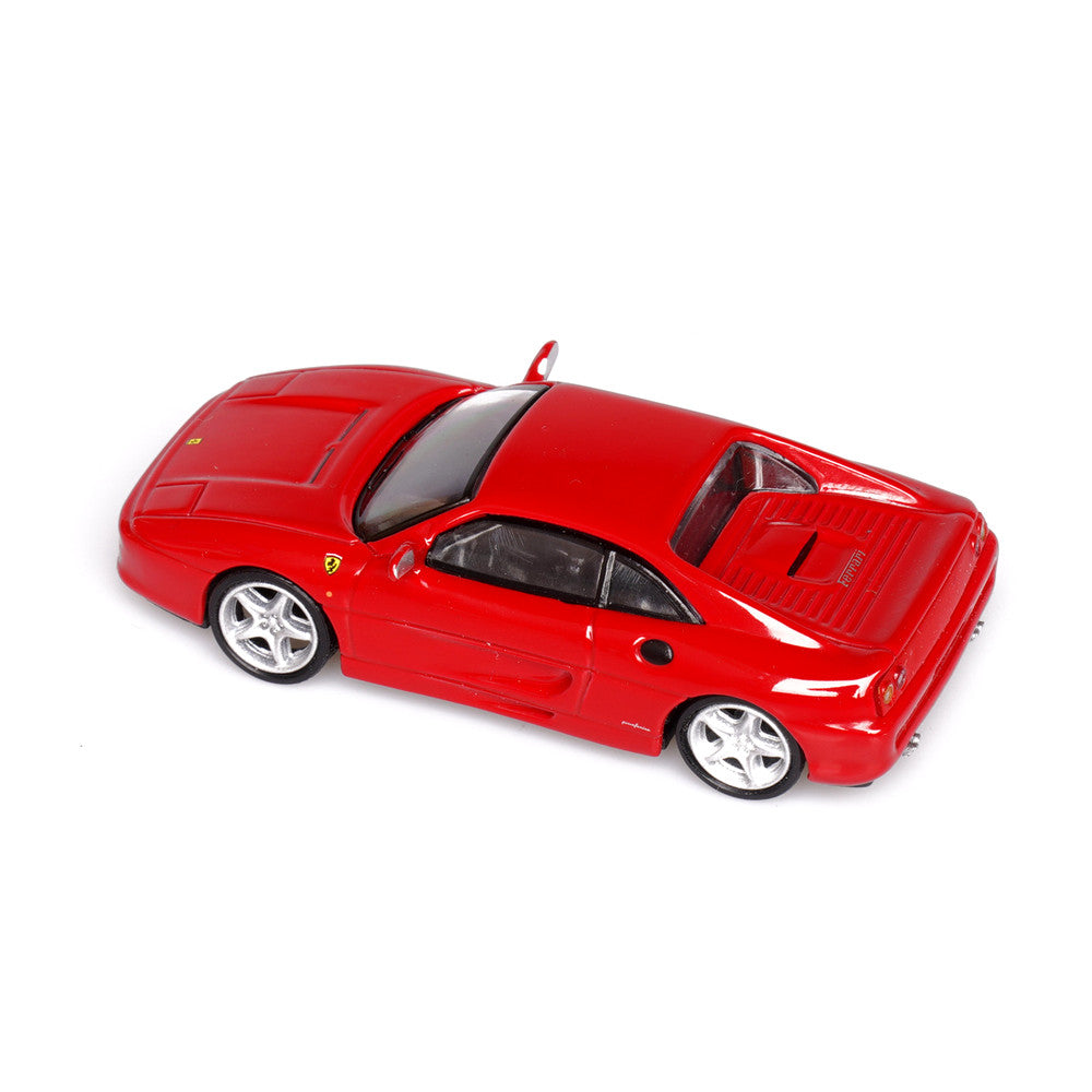 Ferrari F355 Berlinetta (Red) 1/64 Scale Diecast Metal Sports Car Coll ...