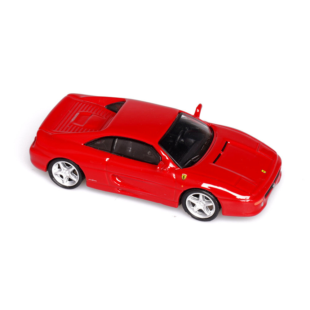Ferrari F355 Berlinetta (Red) 1/64 Scale Diecast Metal Sports Car