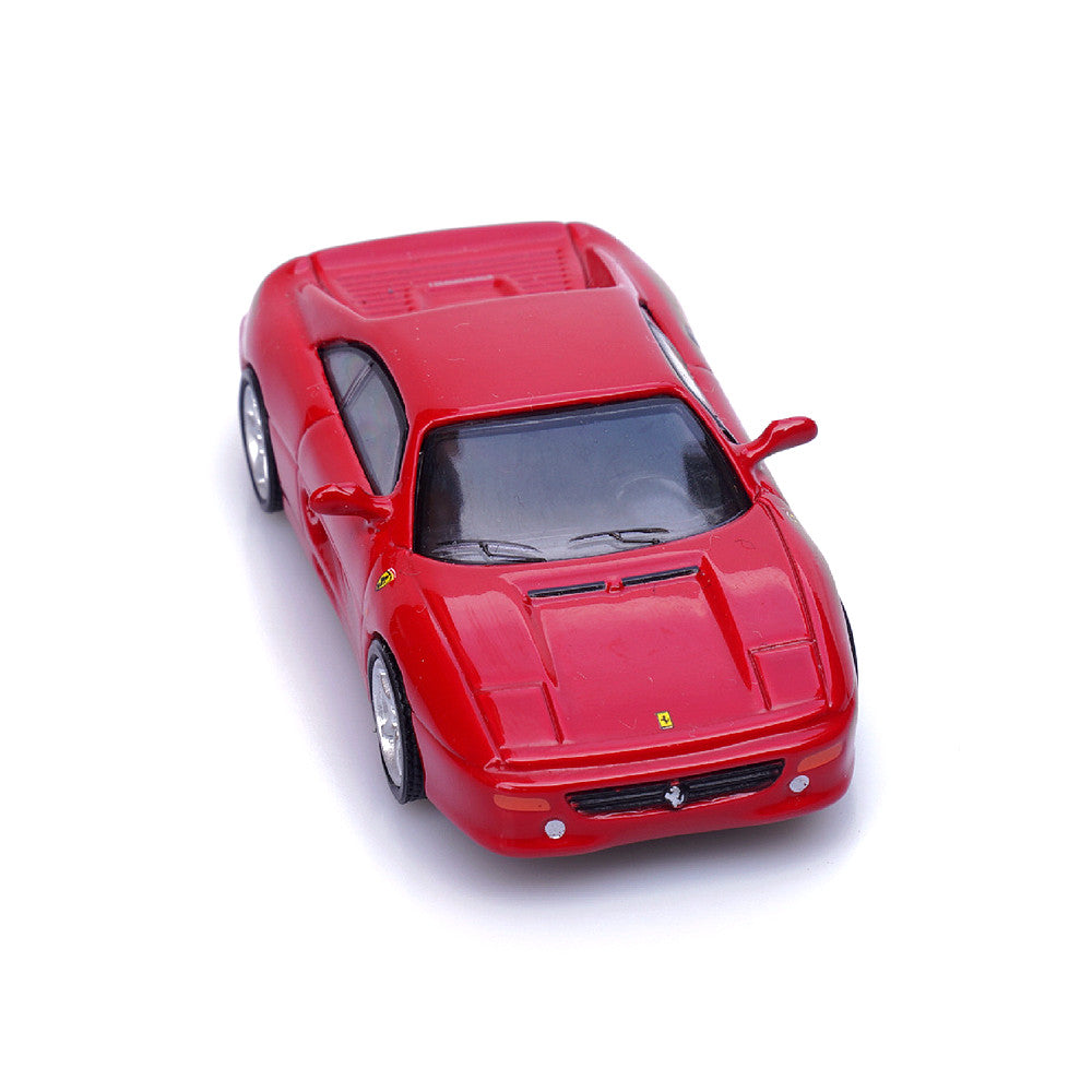 Ferrari F355 Berlinetta (Red) 1/64 Scale Diecast Metal Sports Car Collectible Model