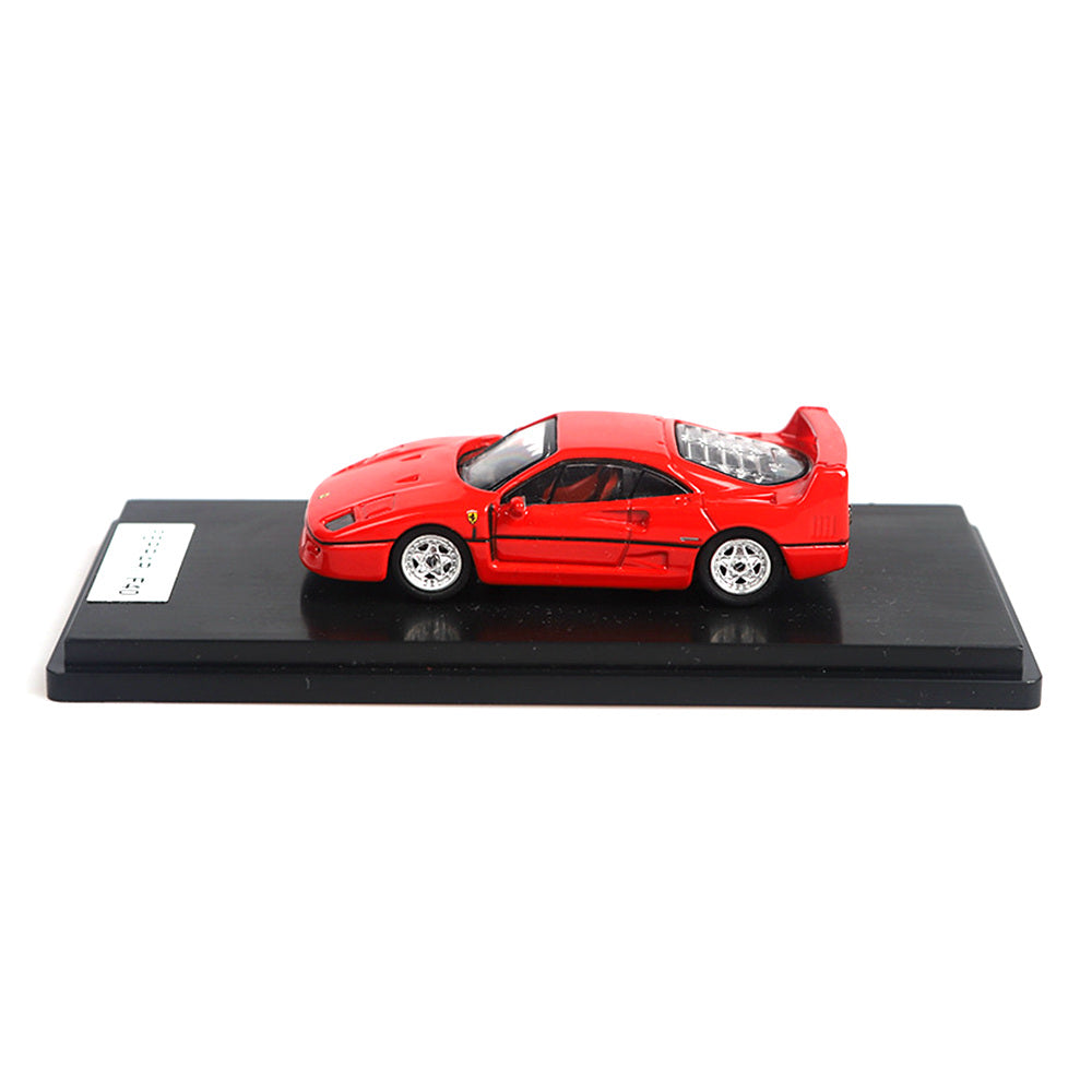 Ferrari F40 (Red) 1/64 Scale Diecast Metal Vintage Sports Car Collectible Model