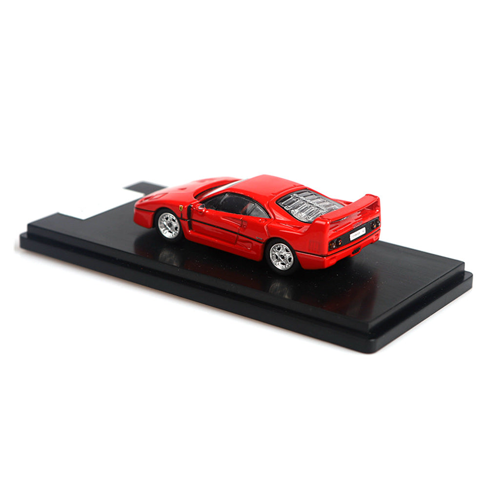 Ferrari F40 (Red) 1/64 Scale Diecast Metal Vintage Sports Car Collectible Model