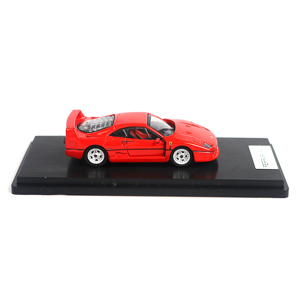 Ferrari F40 (Red) 1/64 Scale Diecast Metal Vintage Sports Car Collectible Model