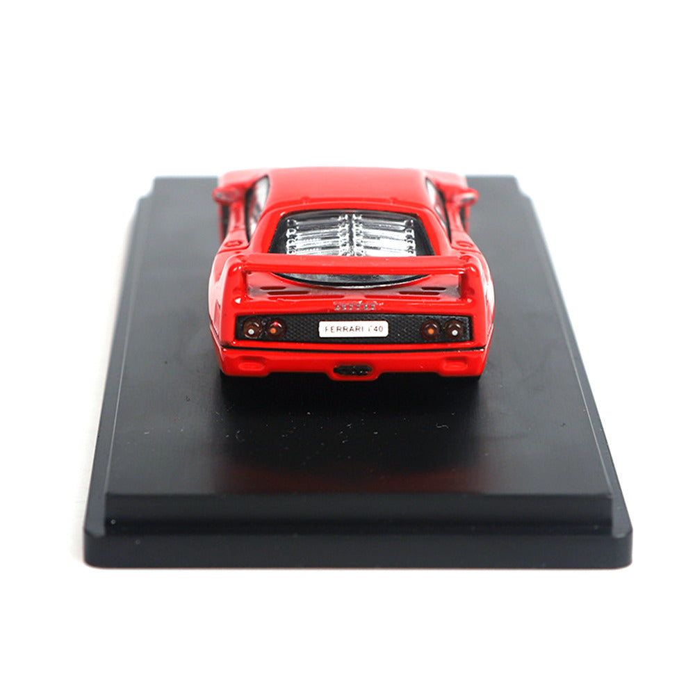 Ferrari F40 (Red) 1/64 Scale Diecast Metal Vintage Sports Car Collectible Model