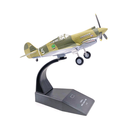 1/72 scale diecast P-40B Flying Tiger fighter aircraft model