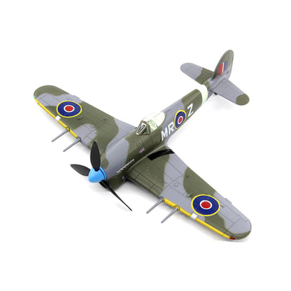 1/72 scale diecast Hawker Typhoon fighter aircraft model