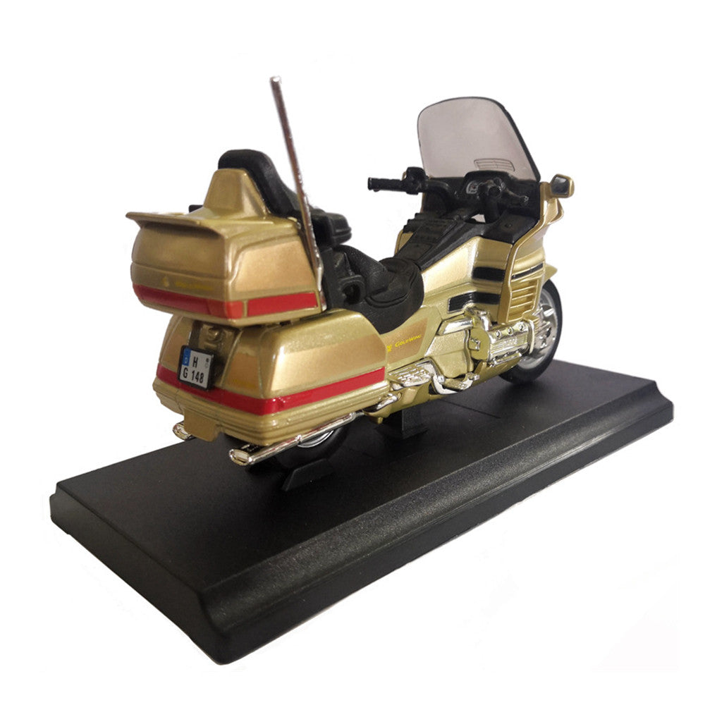 Honda Gold Wing 1 18 Scale Diecast Metal Motorcycle Collectible Model old boy hobby