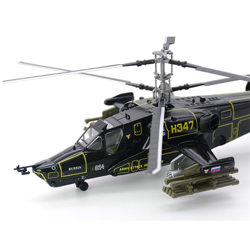 Russian attack helicopter Ka-50 black shark plastic model