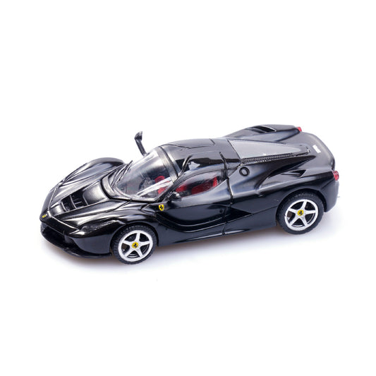 LaFerrari (Black) 1/64 Scale Diecast Metal Sports Car Collectible Model