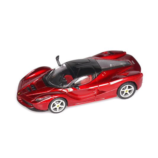 LaFerrari (Metallic Red) 1/64 Scale Diecast Metal Sports Car Collectible Model