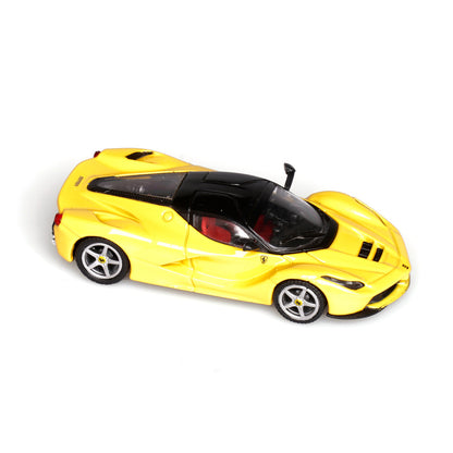 LaFerrari (Yellow) 1/64 Scale Diecast Metal Sports Car Collectible Model