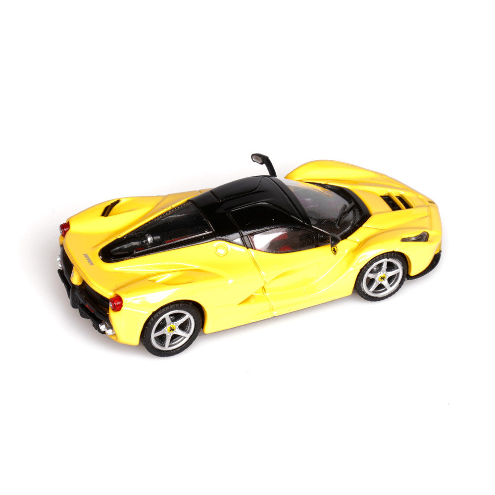 LaFerrari (Yellow) 1/64 Scale Diecast Metal Sports Car Collectible Model