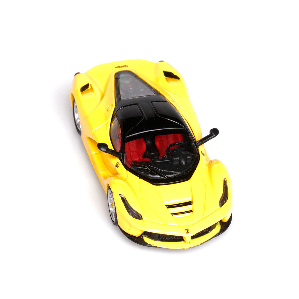 LaFerrari (Yellow) 1/64 Scale Diecast Metal Sports Car Collectible Model