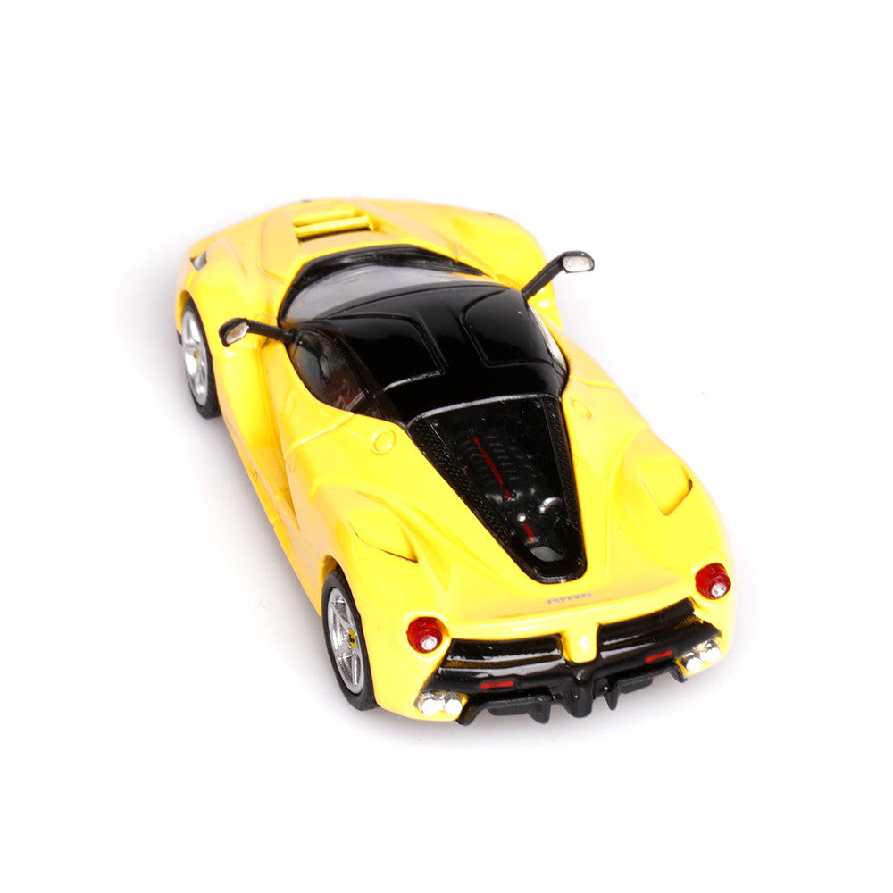 LaFerrari (Yellow) 1/64 Scale Diecast Metal Sports Car Collectible Model