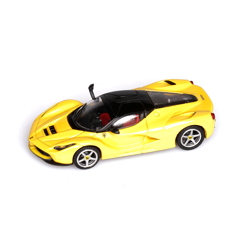 LaFerrari (Yellow) 1/64 Scale Diecast Metal Sports Car Collectible Model