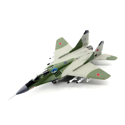 1/100 scale diecast MiG-29 aircraft model