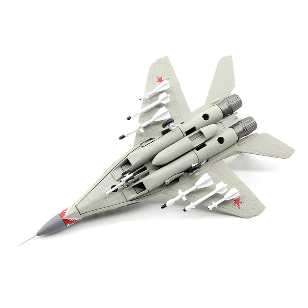 1/100 scale diecast MiG-29 aircraft model