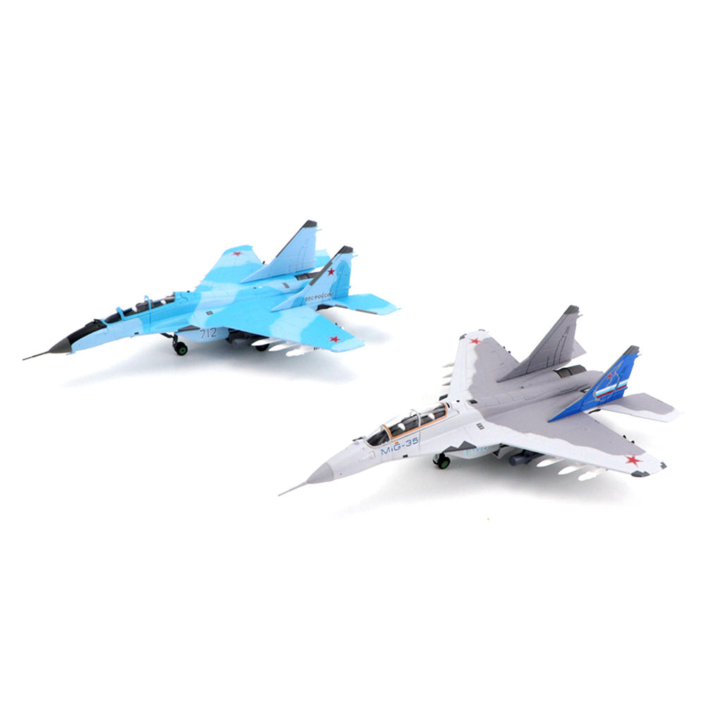 1/100 scale diecast MiG-35 fighter aircraft model