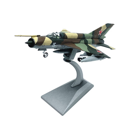 1/72 scale diecast MiG-21 aircraft model