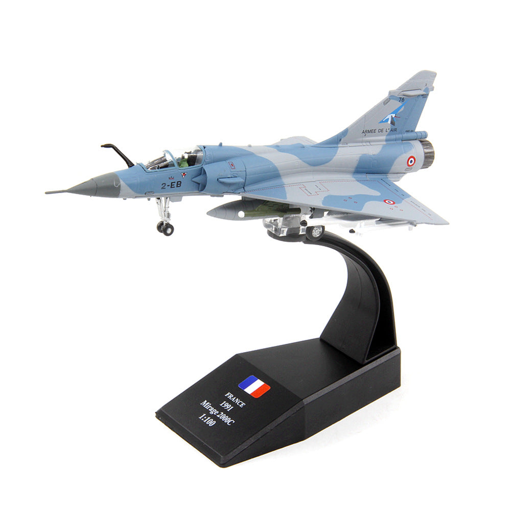 1/100 scale diecast Mirage 2000 aircraft model