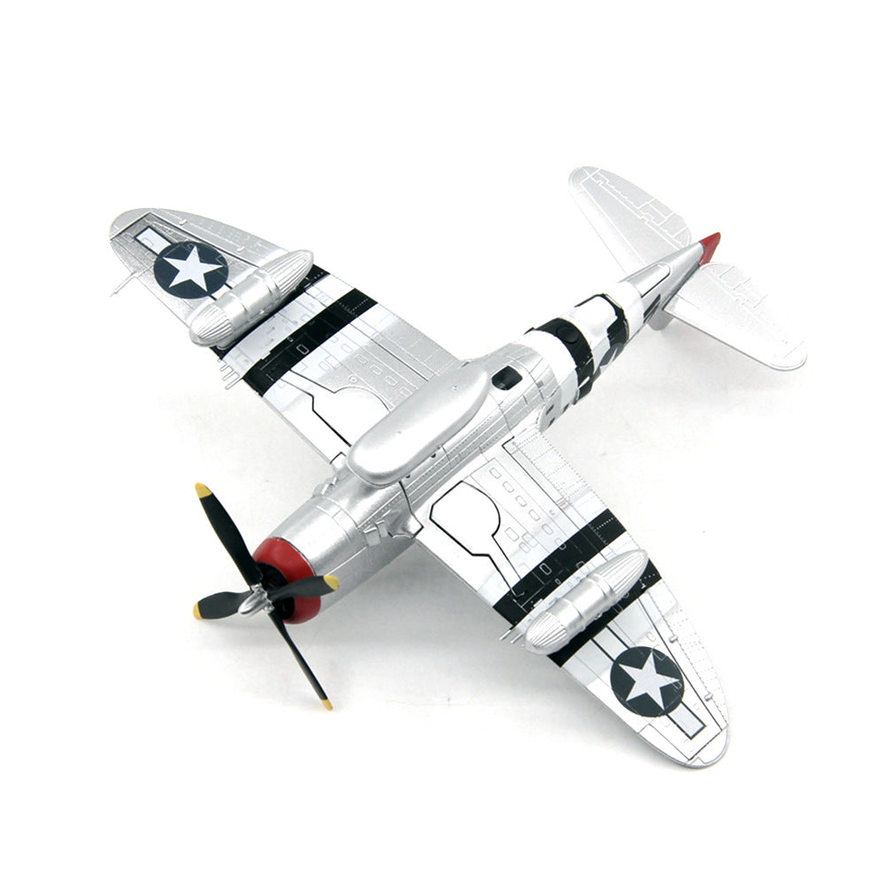 1/72 scale diecast P-47 Thunderbolt aircraft model1/72 scale diecast P-47 Thunderbolt aircraft model