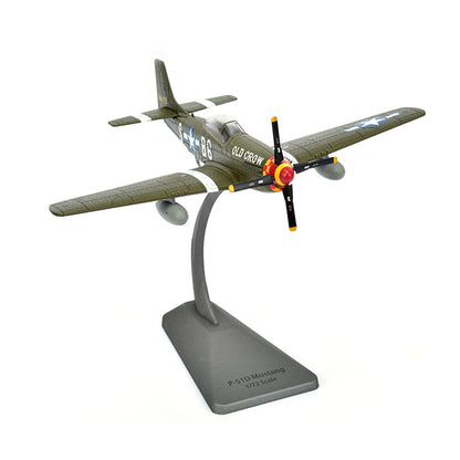 1/72 scale diecast P-51 Mustang aircraft model