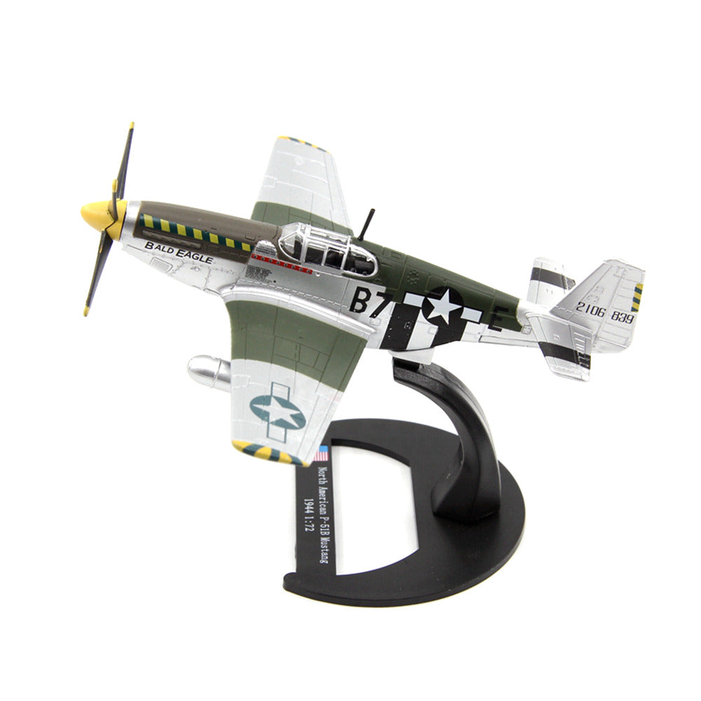 1/72 scale diecast P-51B Mustang aircraft model