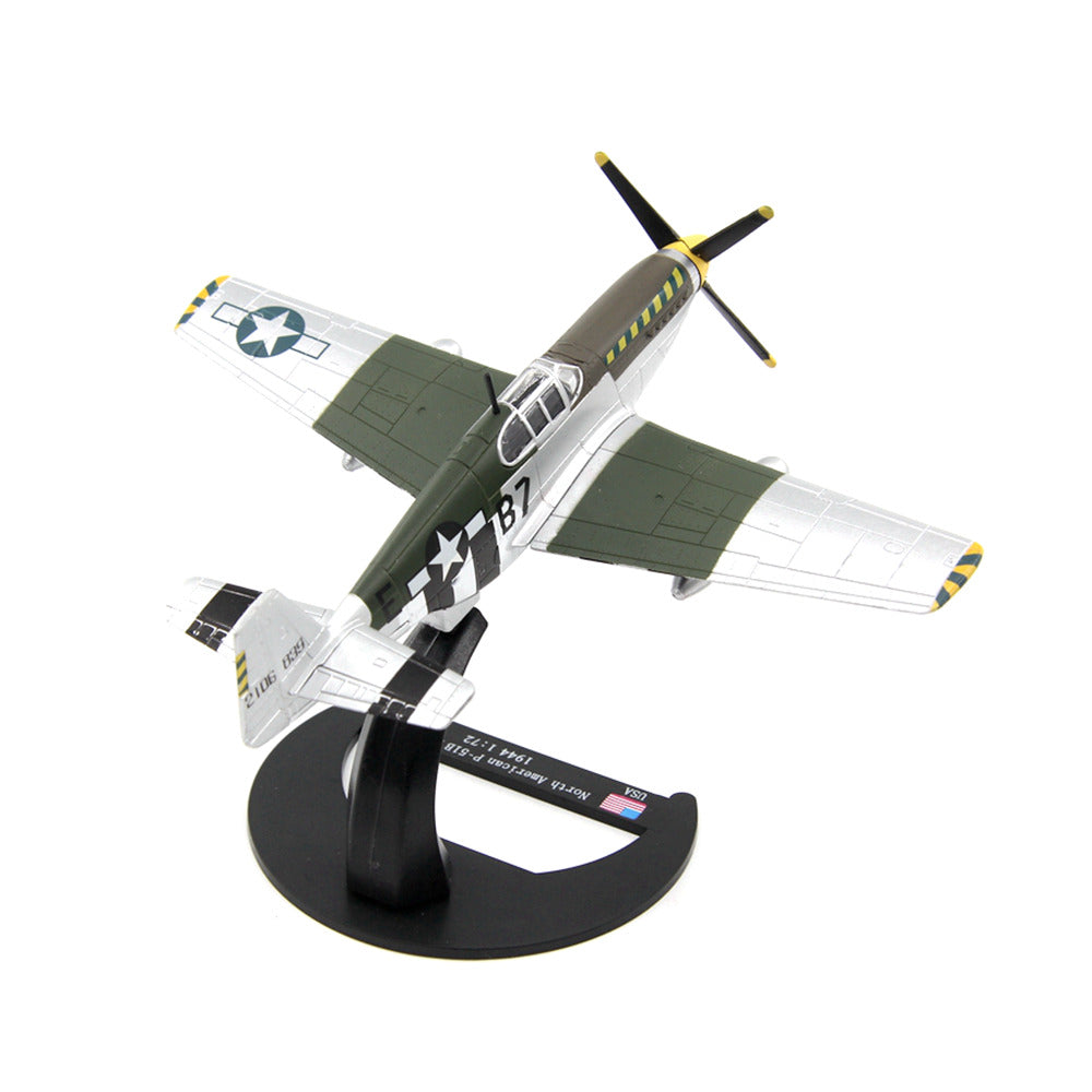 1/72 scale diecast P-51B Mustang aircraft model